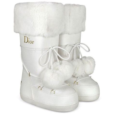 christian dior white snow boots|dior high heel boots.